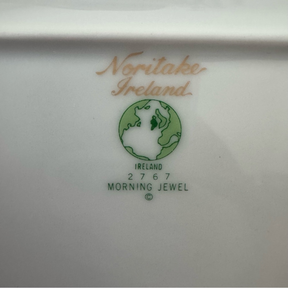 NORITAKE  IRELAND MORNING JEWEL‎ PLATTER 13 1/2" Inches - Picture 2 of 4